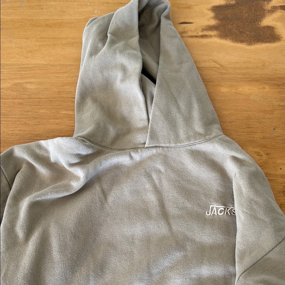 Jack by BB Dakota Men's Gray Hoodie Sweater